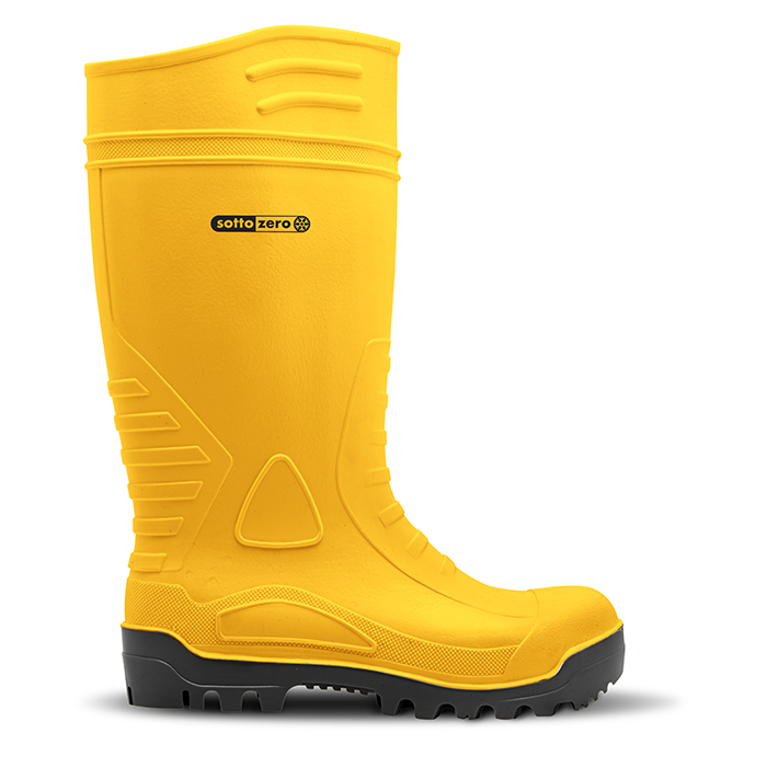 STIVALE PVC GIALLO S5 PUNTA+LAMINA