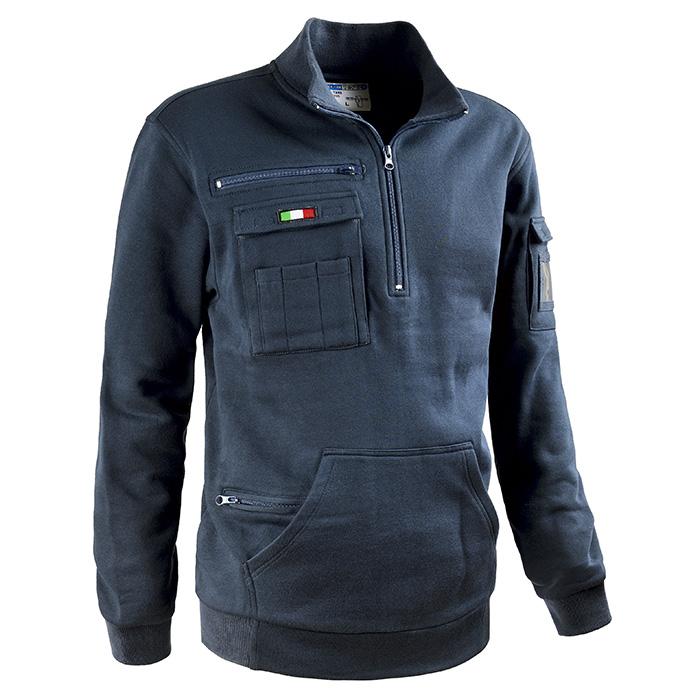 SOTTOZERO - FELPA MEZZA ZIP TANK (50250)