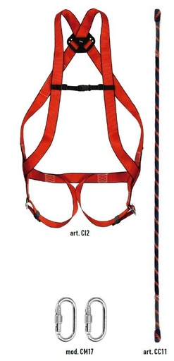 [CKIT01-UNICA] AEREA - KIT IMBRAC+CORDINO+2 MOSCHETTONI (CKIT01)