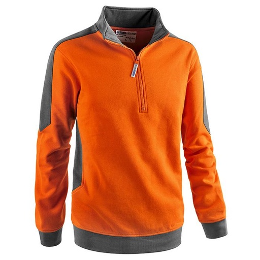 SOTTOZERO - FELPA MEZZA ZIP PATCH G (50180)