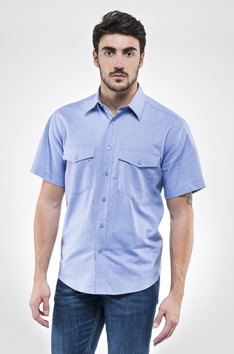 SOTTOZERO SPRING - CAMICIA OXFORD MANICA CORTA (60150)