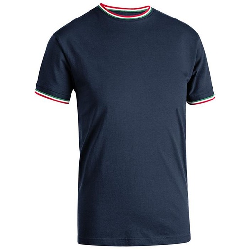 SOTTOZERO - T-SHIRT GIROCOLLO SKY SPORT NAV (E0419)
